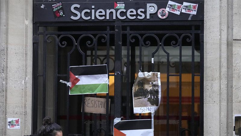 La Universidad Sciences Po cierra sus instalaciones por las protestas pro-palestinas